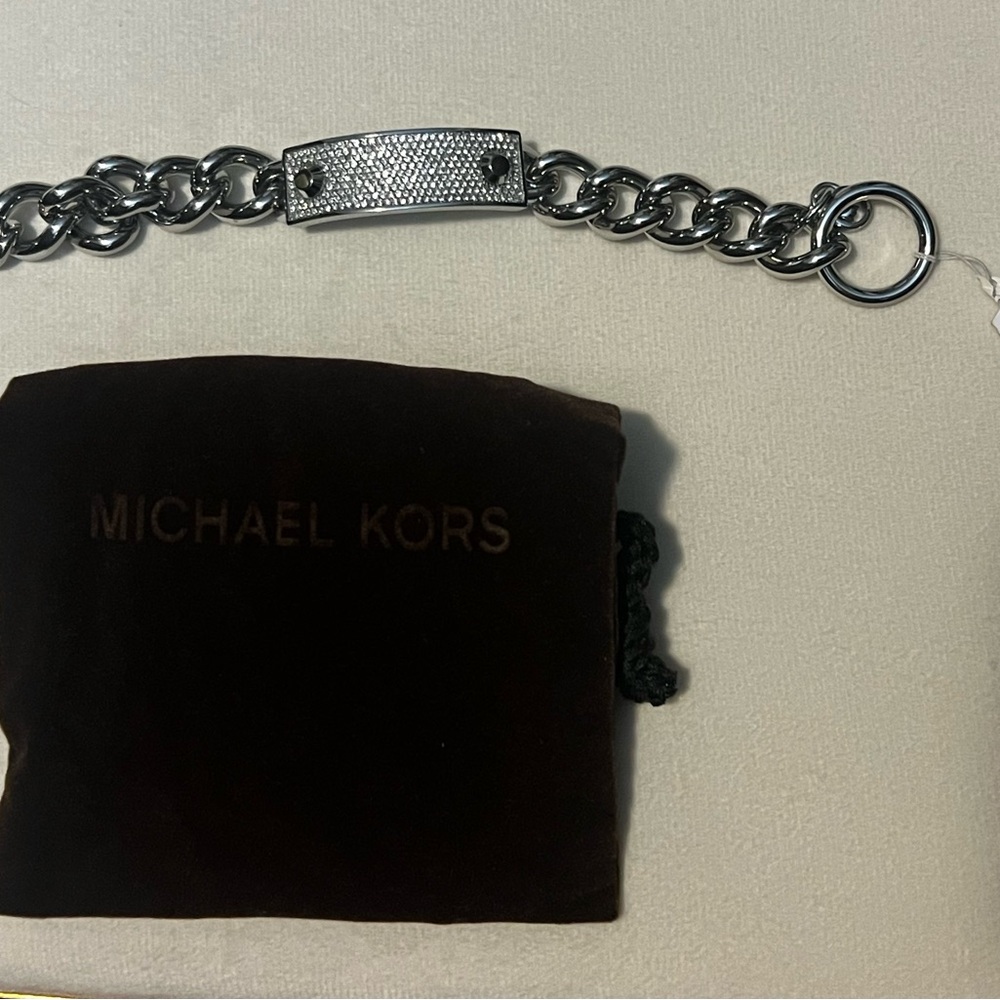 Michael Kors Silver Chunky Link Jewelry